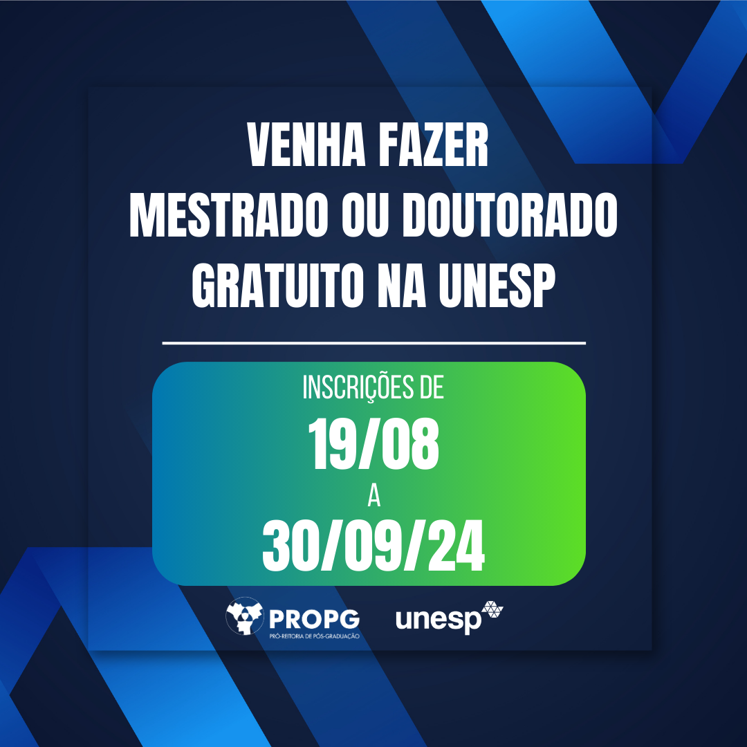 Unesp Tem Novo Processo Seletivo Unificado Para Mestrado E Doutorado